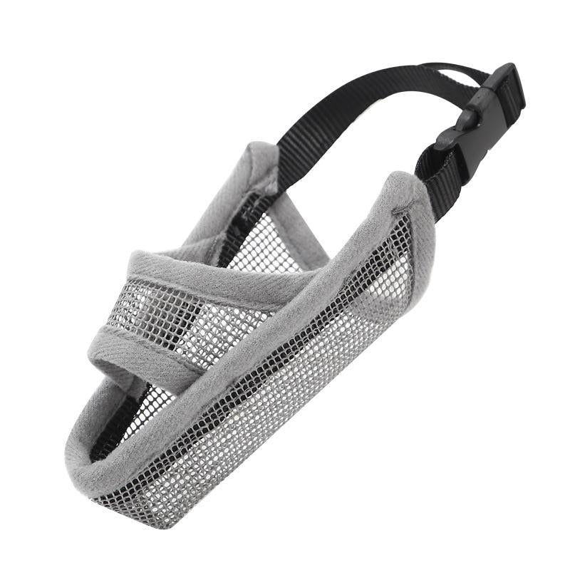 Dog Mouth Cover Anti-Bite Mesh Dog Mouth Cover Medium And Large Dogs Anti-Drop Mask S - Green