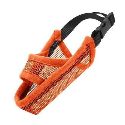 Dog Mouth Cover Anti-Bite Mesh Dog Mouth Cover Medium And Large Dogs Anti-Drop Mask Xl - Black