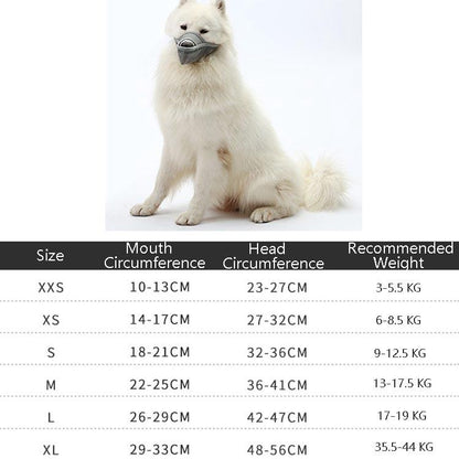Dog Mouth Cover Anti-Bite Mesh Dog Mouth Cover Medium And Large Dogs Anti-Drop Mask M Orange