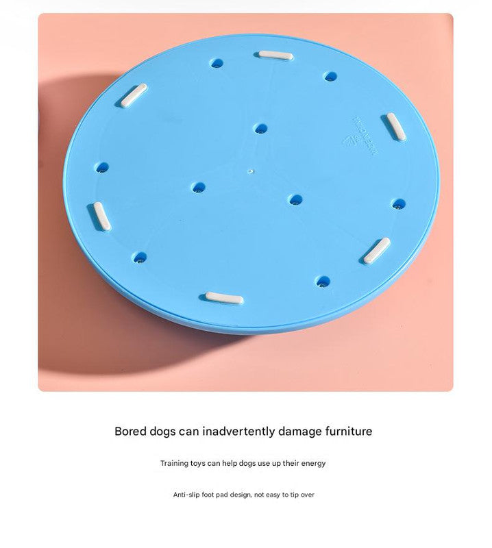 Interactive Dog Puzzle Feeder Toy - IQ Training & Slow Feeder with Anti-Skid Base(red)